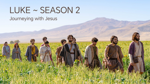 Jesus teaches on the road Image